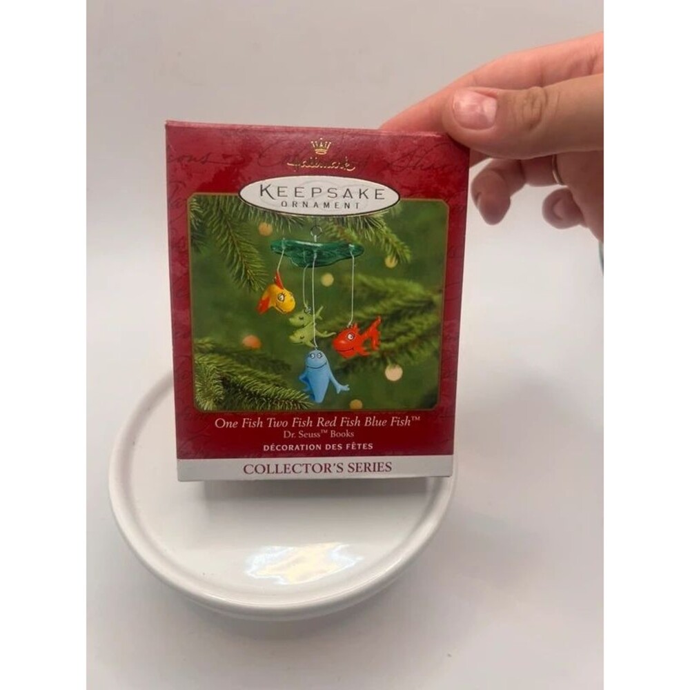 One Fish Two Fish Red Fish Blue Fish Dr Seuss Hallmark Keepsake Ornament